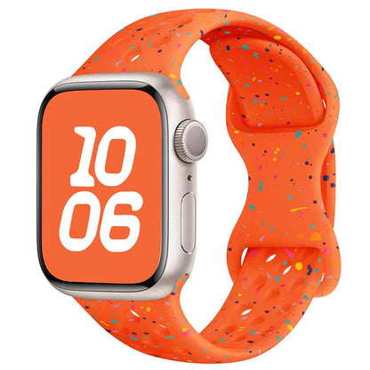 Cinturino in silicone colorato per Apple Watch (serie 7, 8, 9, 10, Ultra)