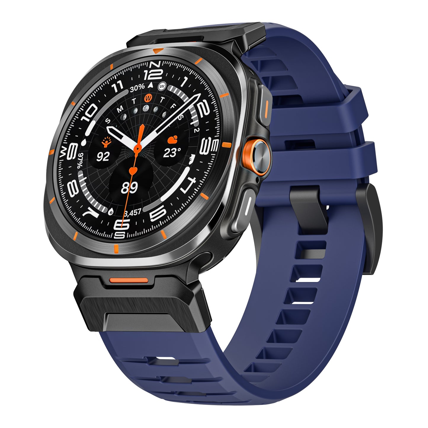 Fluoro Rubber Strap for Samsung Galaxy Watch 7 Ultra