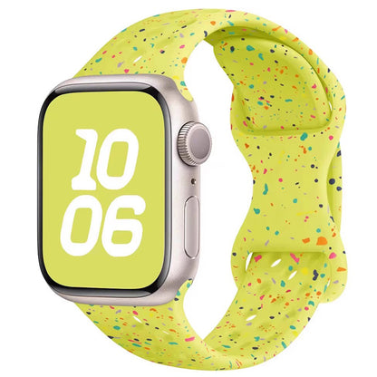 Cinturino in silicone colorato per Apple Watch (serie 7, 8, 9, 10, Ultra)