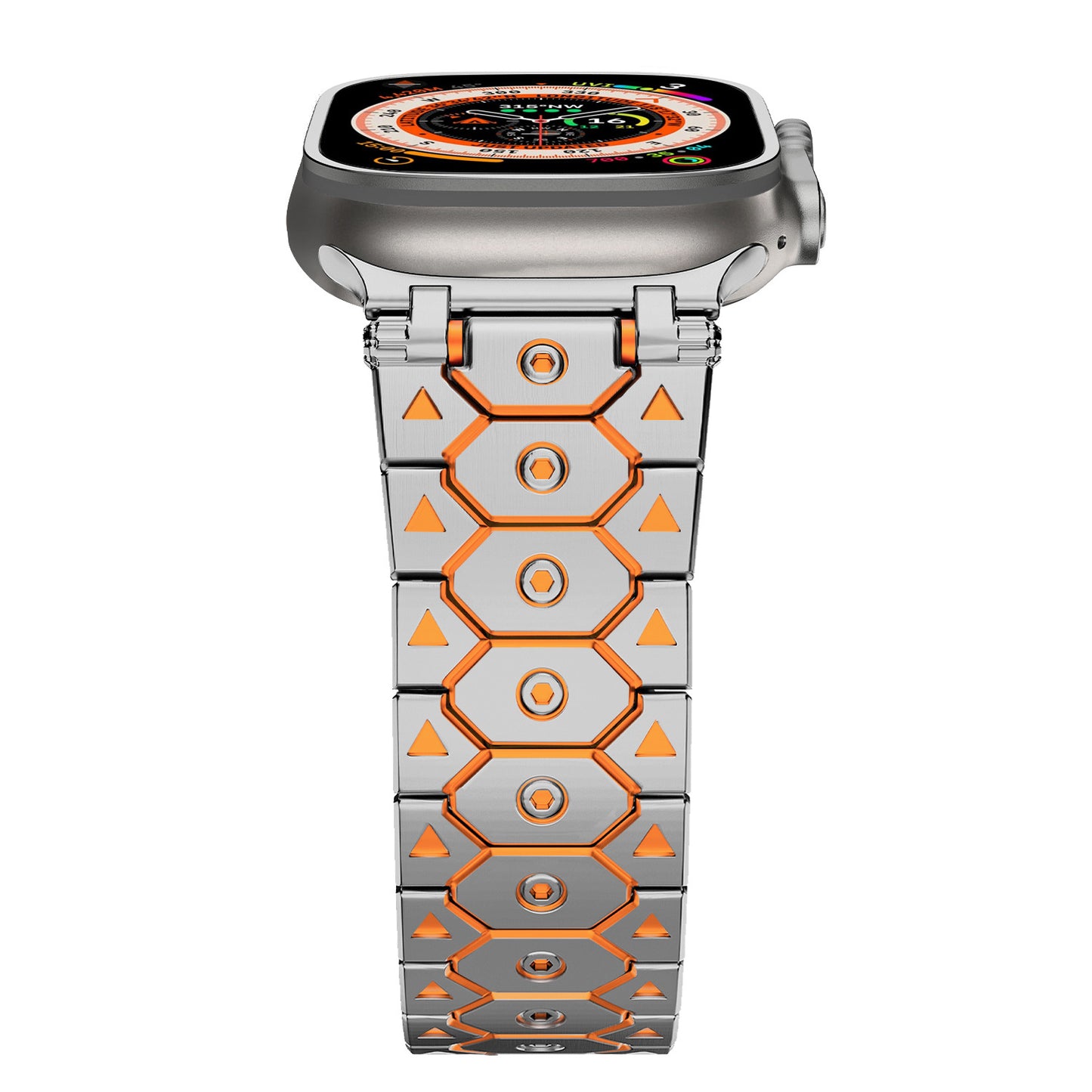 Bracciale in acciaio inossidabile Titan stile tattico per Apple Watch