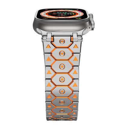 Bracciale in acciaio inossidabile Titan stile tattico per Apple Watch