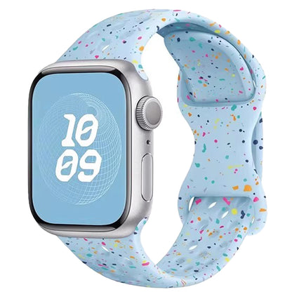 Cinturino in silicone colorato per Apple Watch (serie 7, 8, 9, 10, Ultra)