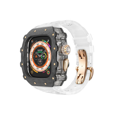 Serie GLACIUM CF 45 mm - Custodia per Apple Watch (oro rosa)