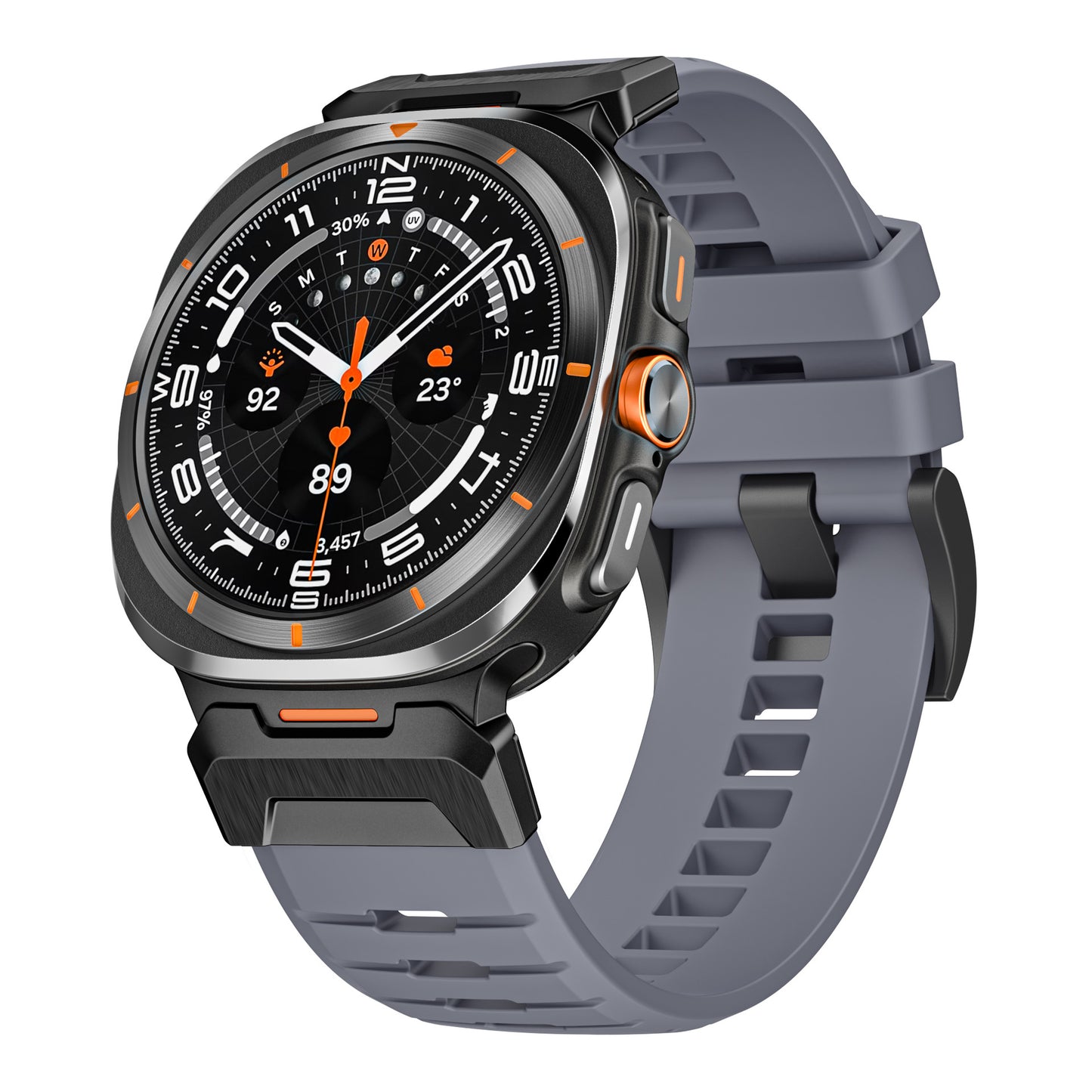 Fluoro Rubber Strap for Samsung Galaxy Watch 7 Ultra