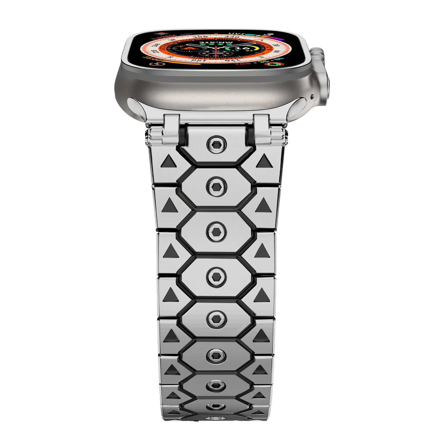 Bracciale in acciaio inossidabile Titan stile tattico per Apple Watch