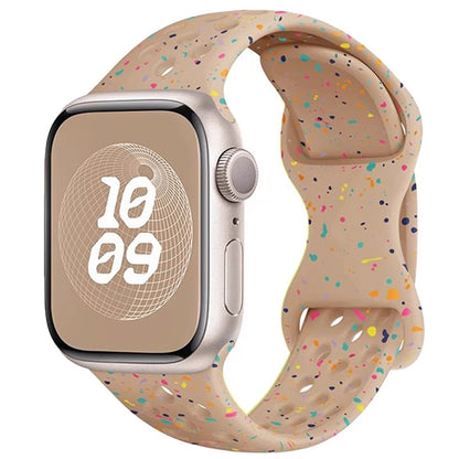 Cinturino in silicone colorato per Apple Watch (serie 7, 8, 9, 10, Ultra)