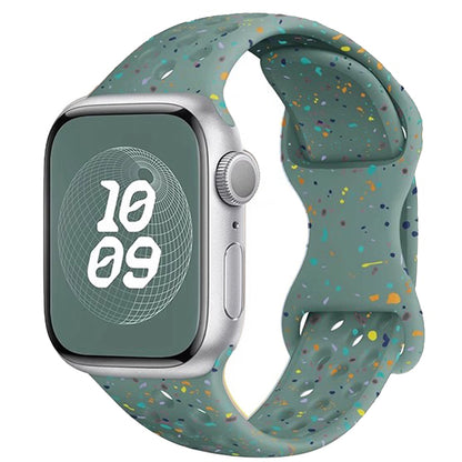 Cinturino in silicone colorato per Apple Watch (serie 7, 8, 9, 10, Ultra)