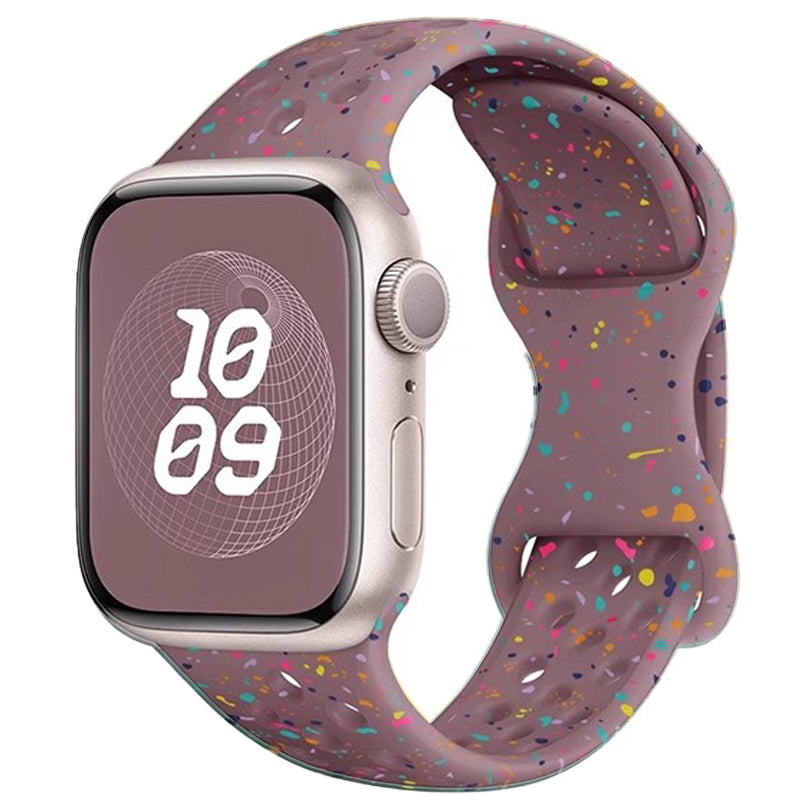 Colorful Silicone Strap for Apple Watch (Series 1, 2, 3, 4, 5, 6)