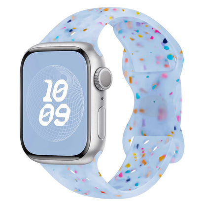 Cinturino in silicone colorato per Apple Watch (serie 7, 8, 9, 10, Ultra)