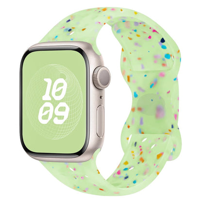 Cinturino in silicone colorato per Apple Watch (serie 7, 8, 9, 10, Ultra)