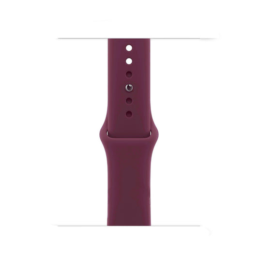 Silicone Sport Band for Apple Watch - Wine Red