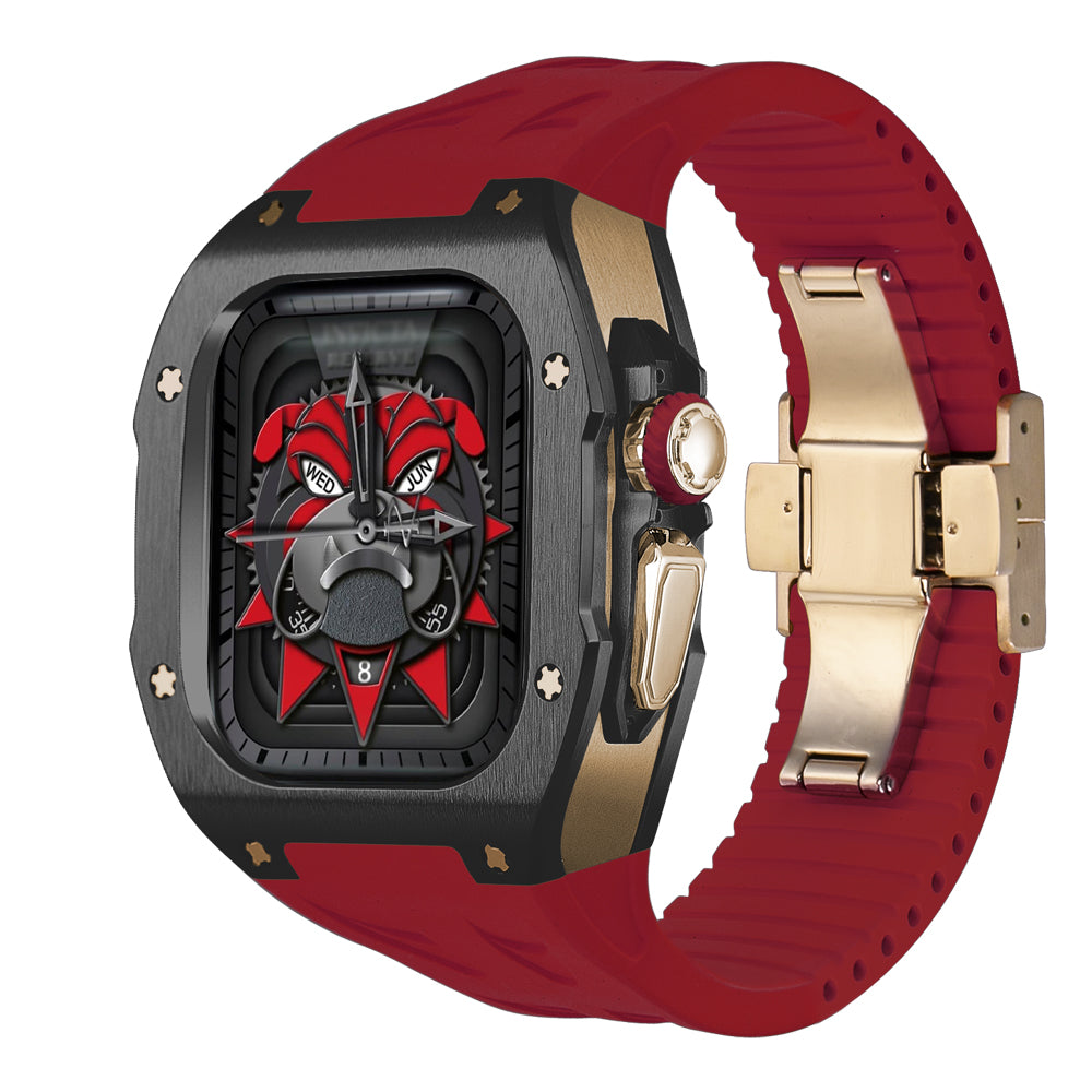 ICONIC TI Series 49mm - Caja para Apple Watch (Titanium Onyx Blush)