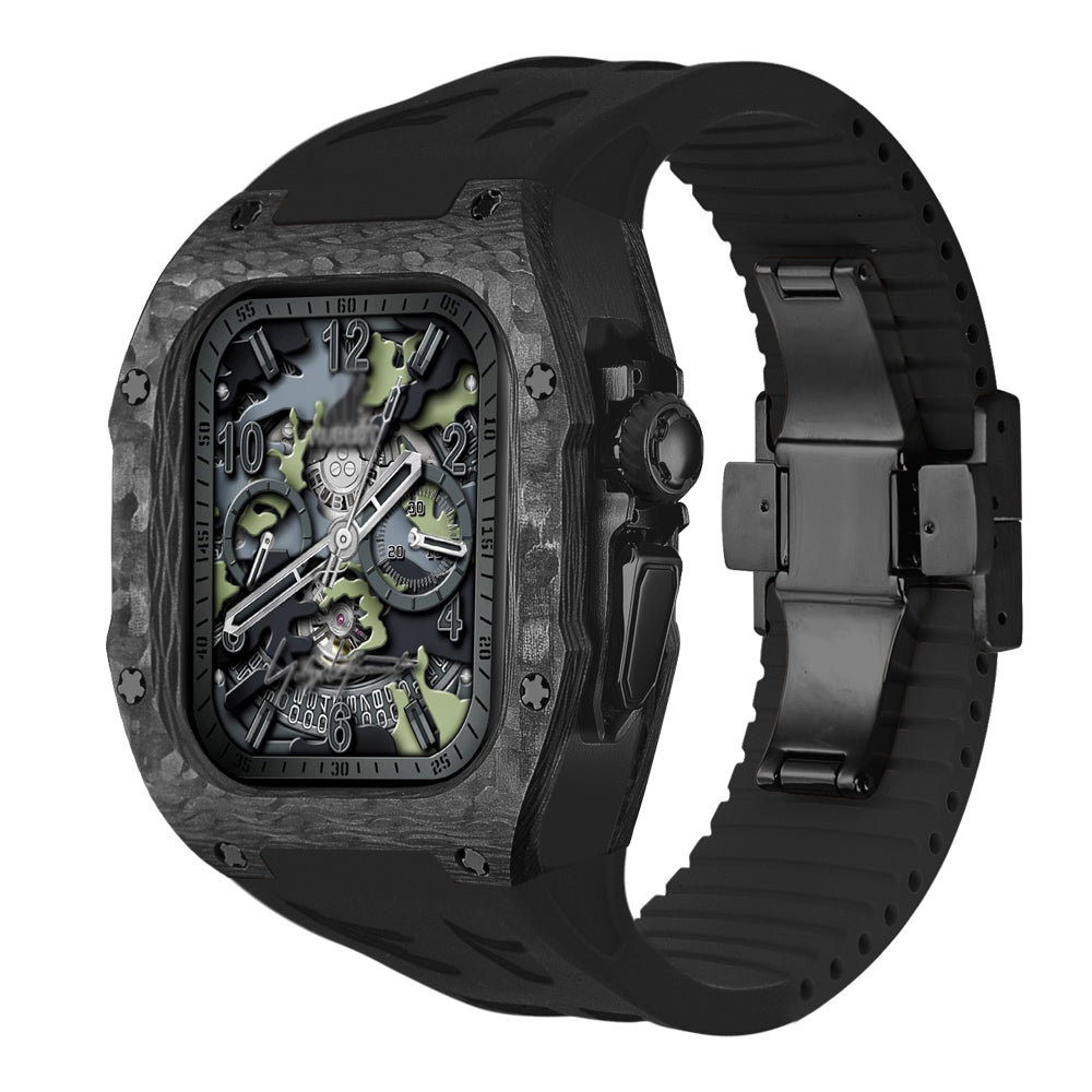 Serie ICONIC CF 49mm - Custodia per Apple Watch Ultra (Nero)