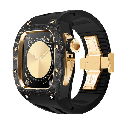 Serie ICONIC CF-G 46mm - Custodia per Apple Watch Serie 10 (Oro)