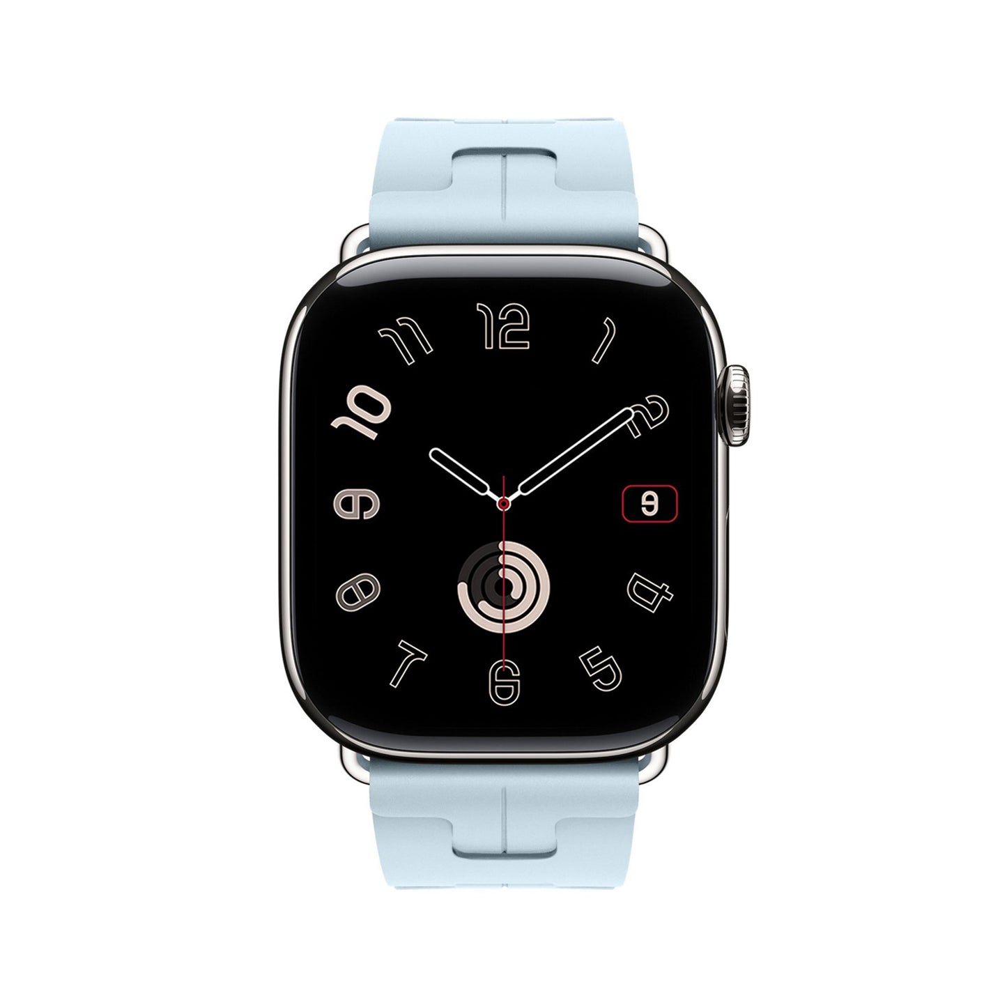 Geometry Elastomer Sport Strap for Apple Watch - Bleu Acier