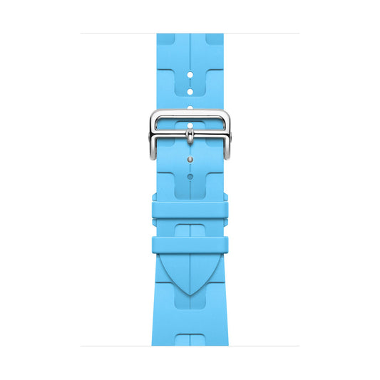 Geometry Elastomer Sport Strap for Apple Watch - Bleu Céleste
