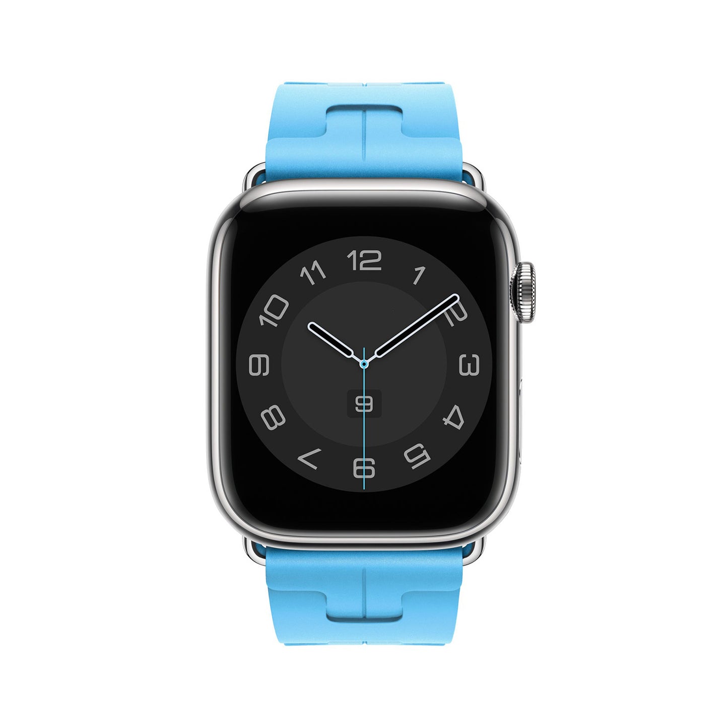 Geometry Elastomer Sport Strap for Apple Watch - Bleu Céleste