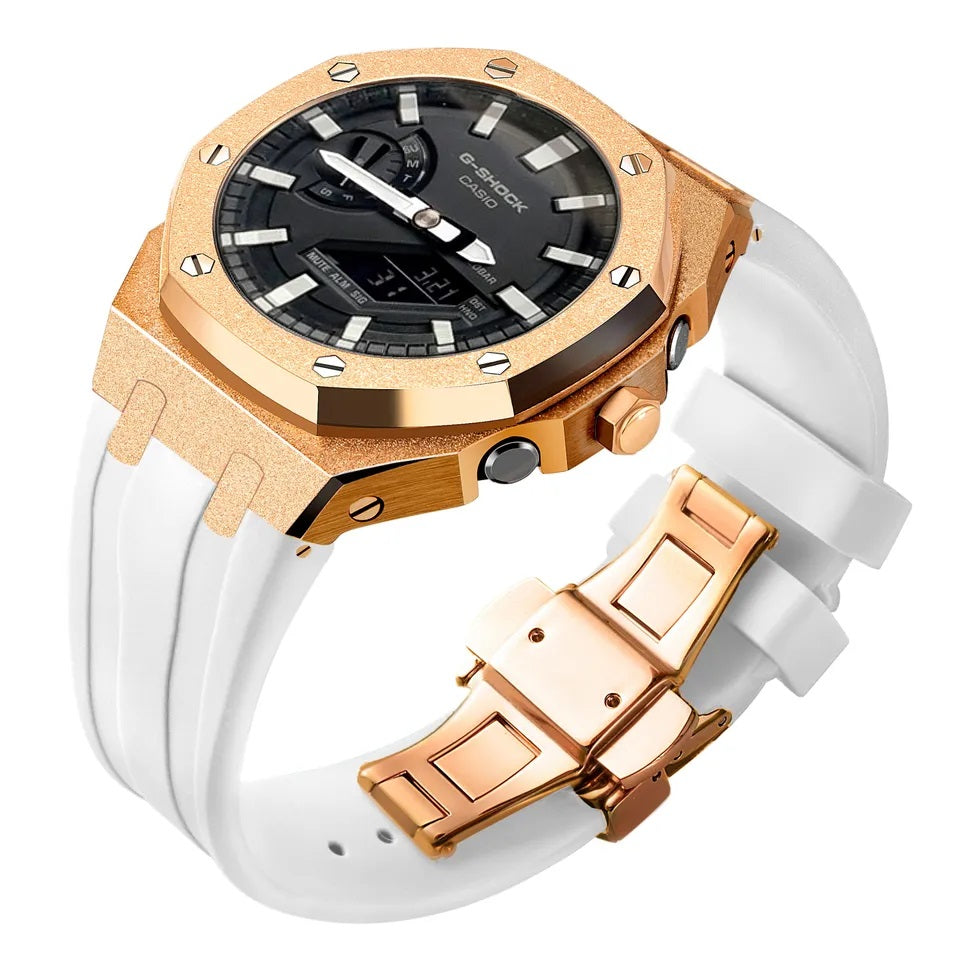 Casio Oak Frosted Rose Gold Case for GA2100 Series