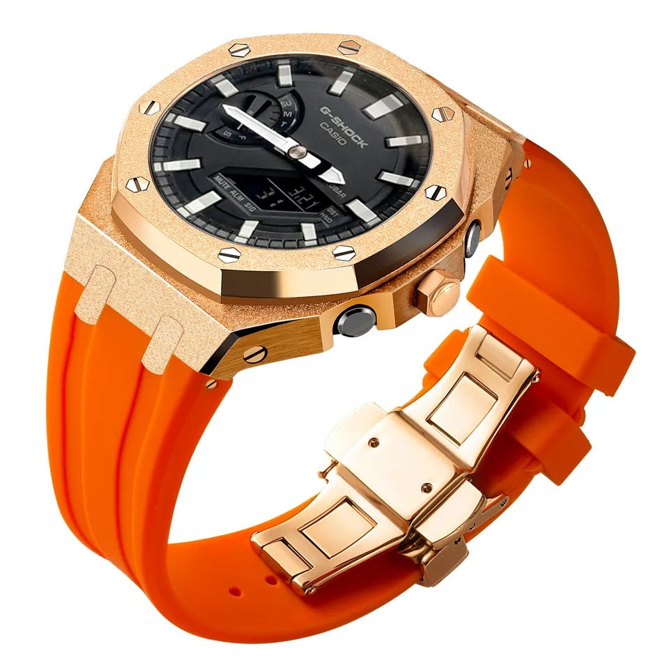 Casio Oak Frosted Rose Gold Case for GA2100 Series