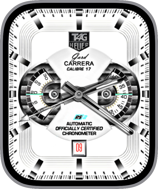 Free Apple Watch Face: TG4 White by Quang Minh