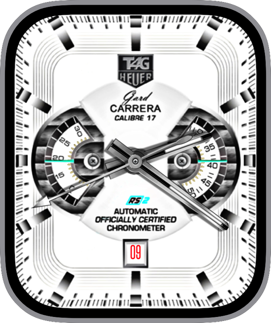 Free Apple Watch Face: TG4 White by Quang Minh