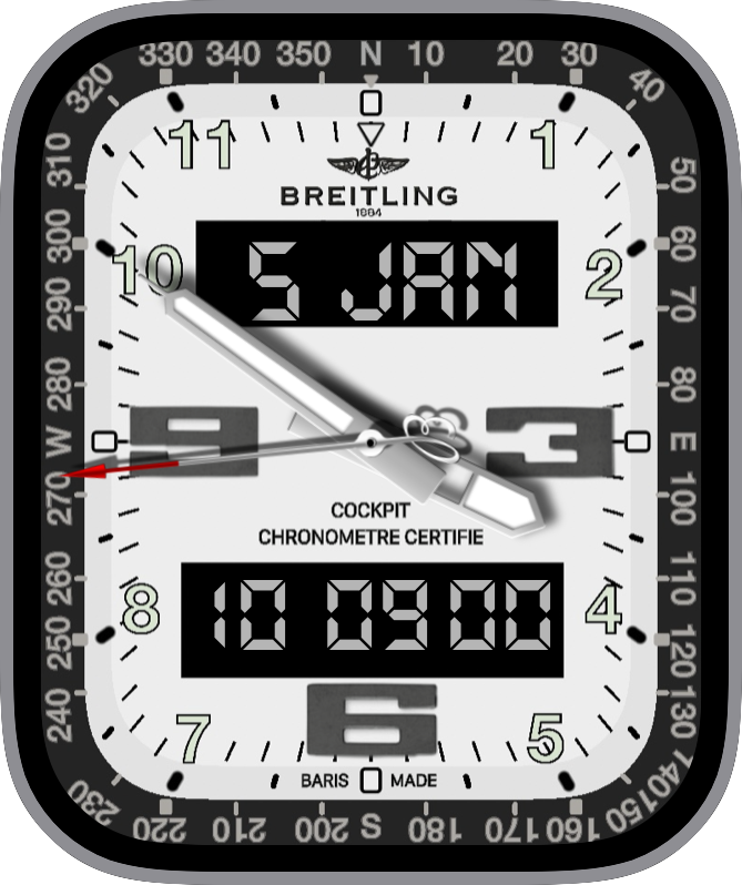 Free Apple Watch Face: MyCockpit
