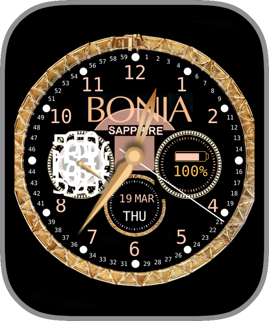 Free Apple Watch Face: JLC Moonphase Tourbillon
