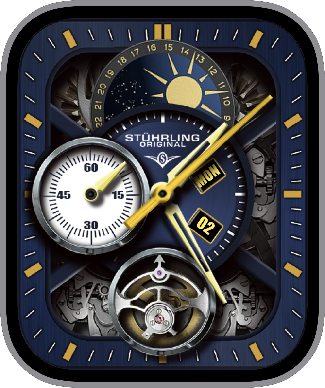 Free Apple Watch Face: STÜHRLING (Rashid)