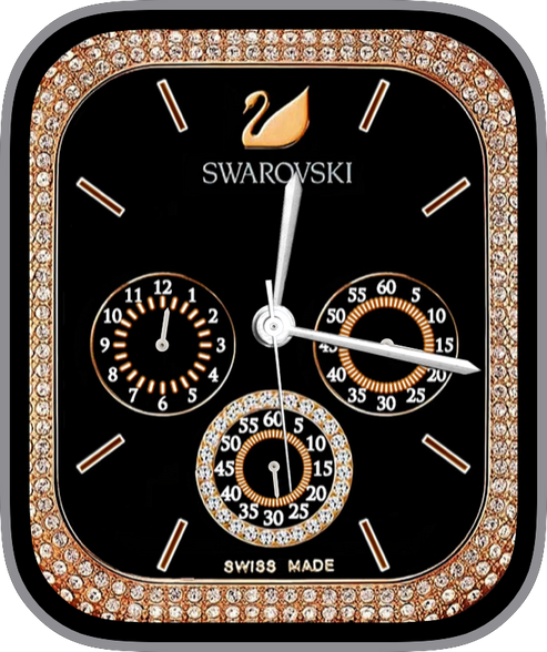 Free Apple Watch Face: SwarovskiEJBlack – iMod Watch