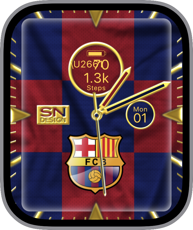 Free Apple Watch Face: Barcelona