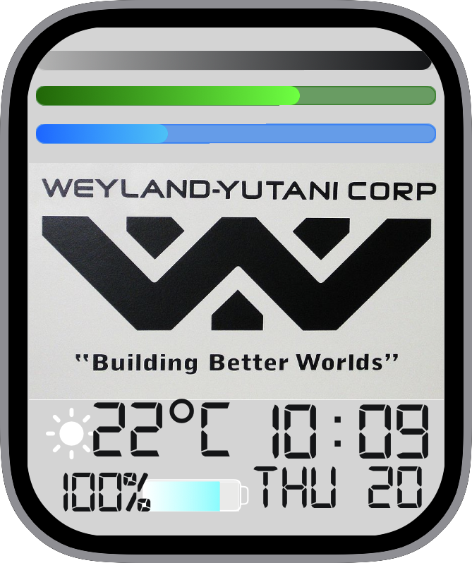 Free Apple Watch Face: Weyland