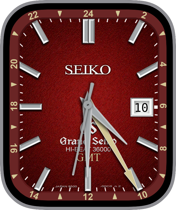 Free Apple Watch Face: Seiko HI.BEAT 36000