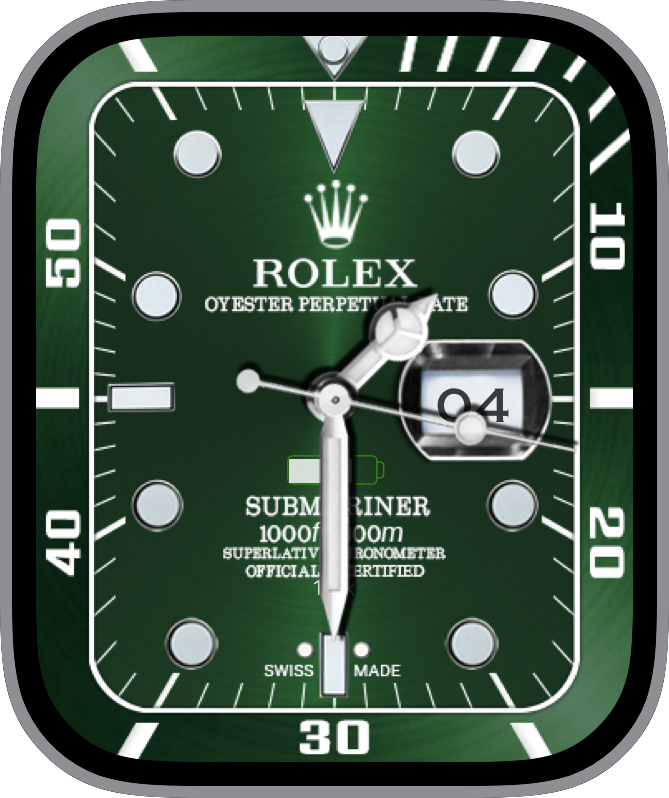 Free Apple Watch Face: RolexSubMariner