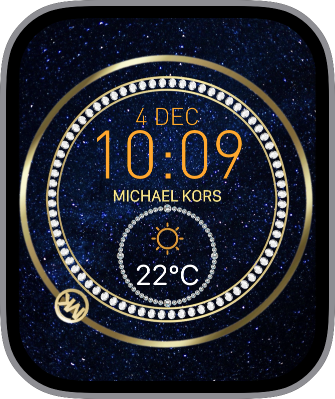 Free Apple Watch Face: Michael Kors Digital by 3T
