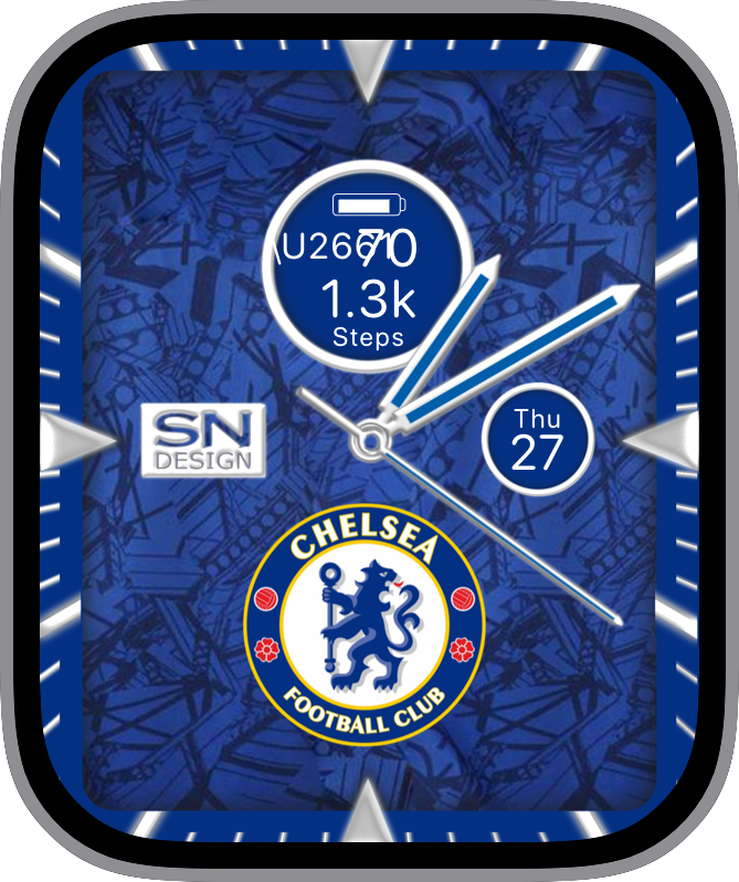 Free Apple Watch Face: Chelsea