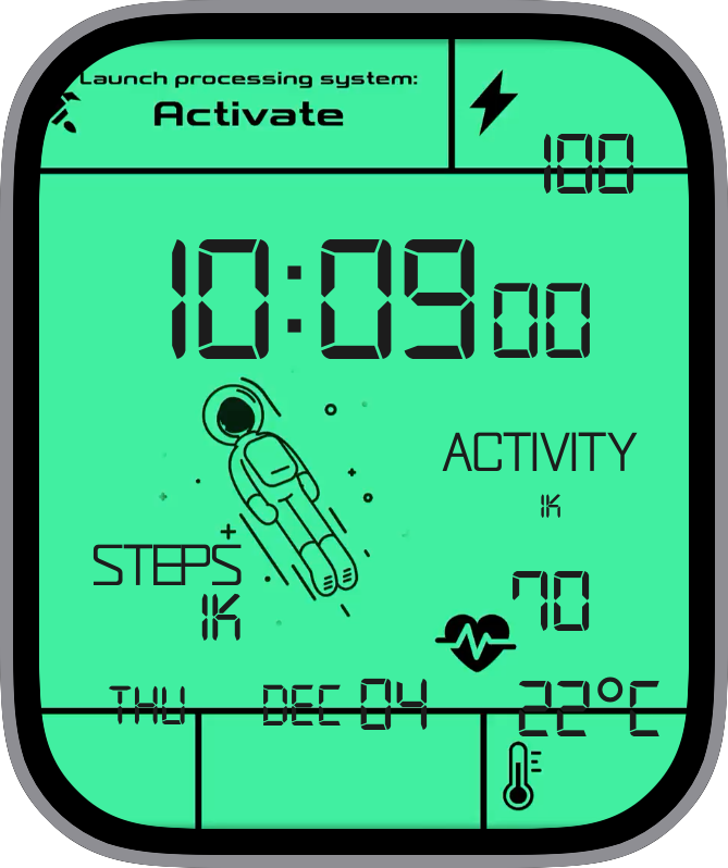Free Apple Watch Face: CASIO x NASA