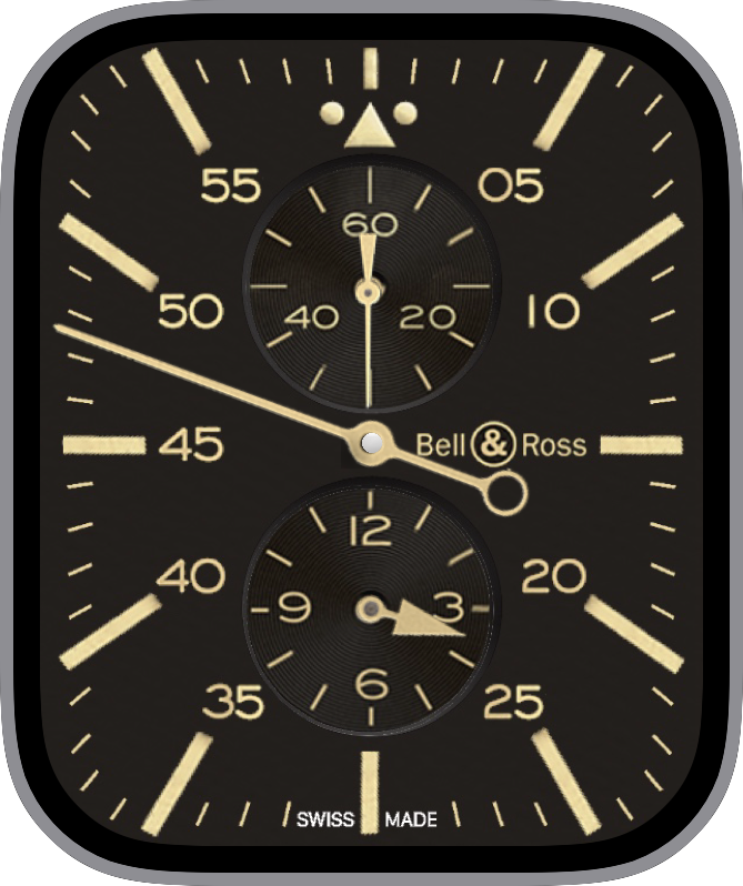 Free Apple Watch Face:  Bell&RossWW2byMAK