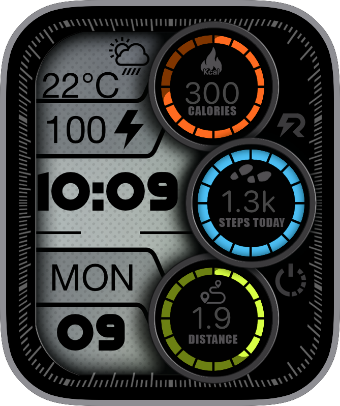Free Apple Watch Face: RLMade 5GREY