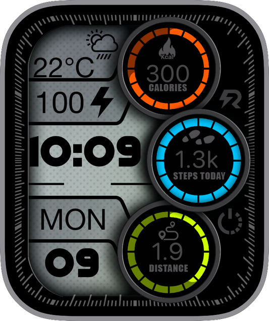 Free Apple Watch Face: RLMade 5GREY