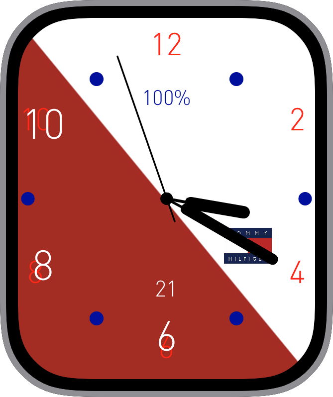 Free Apple Watch Face: Tommy05