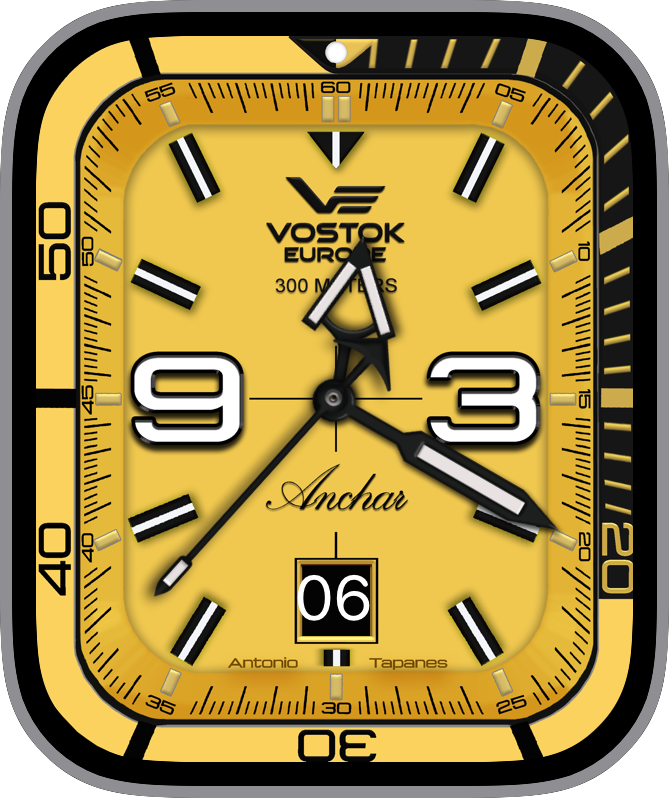 Free Apple Watch Face: Vostok Europe