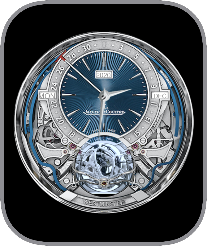 Face Apple Watch Face: JLC Moonphase Tourbillon