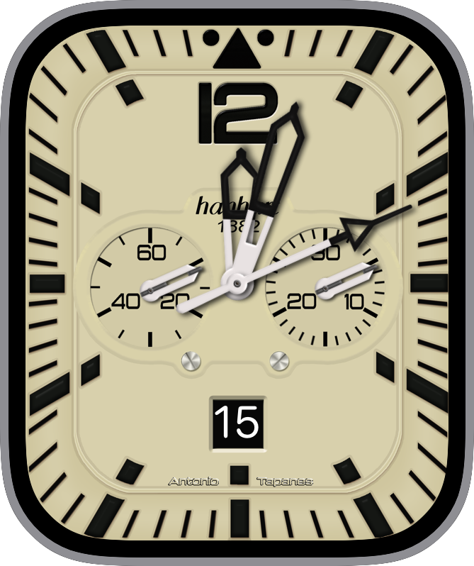 Free Apple Watch Face: Hanhart 1882