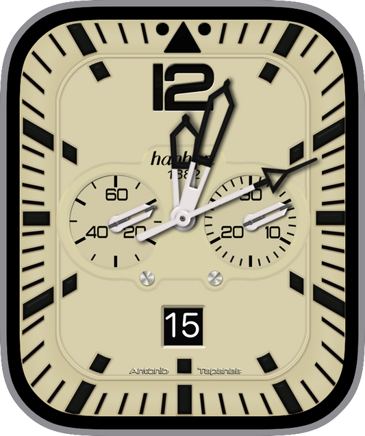 Free Apple Watch Face: Hanhart 1882