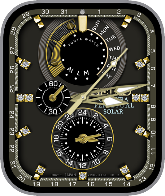 Безкоштовне обличчя Apple Watch: JLC Moonphase Tourbillon