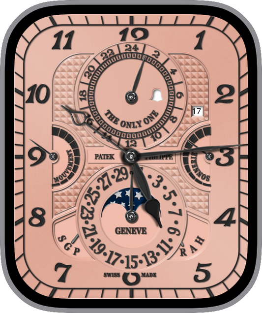 Free Apple Watch Face: PatekPhilippeB6300aByAH