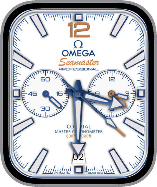 Free Apple Watch Face: OMEGA Seamaster