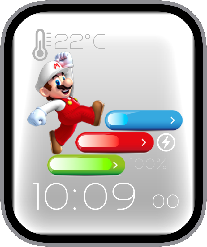 Free Apple Watch Face: Mario Go by NgocHuan