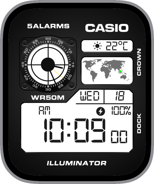 Free Apple Watch Face: Casio