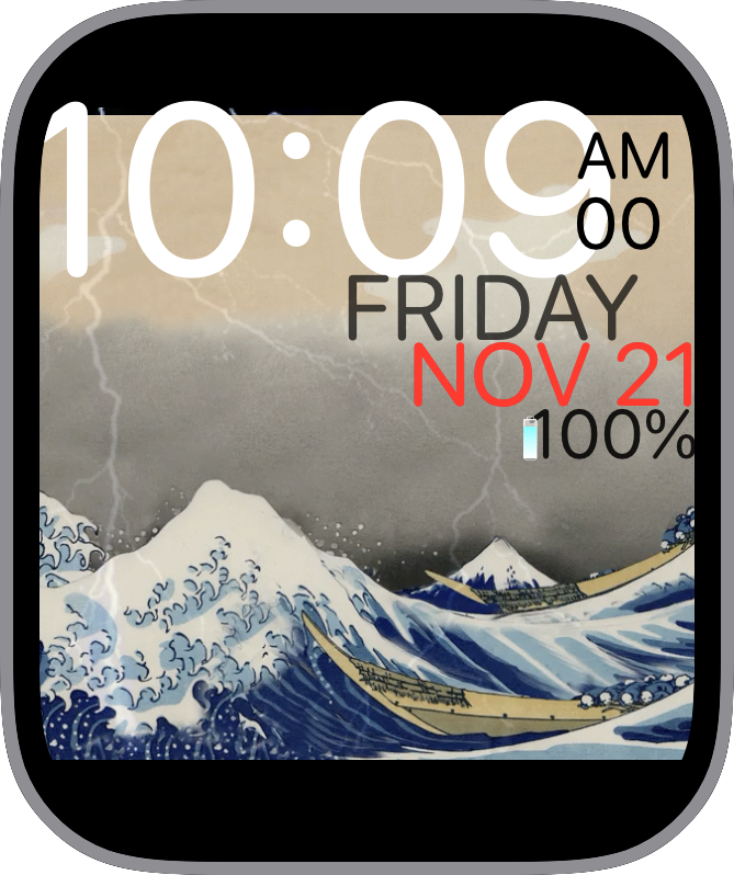 Face Apple Watch Face: JLC Moonphase Tourbillon